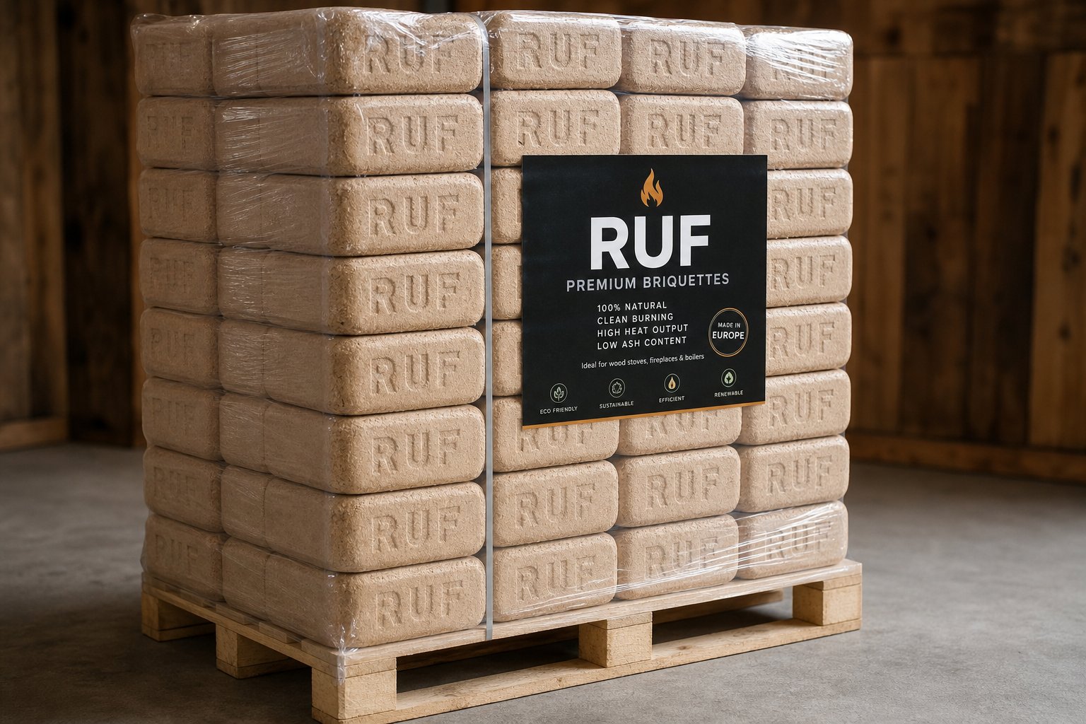 Брикеты RUF в Зиме